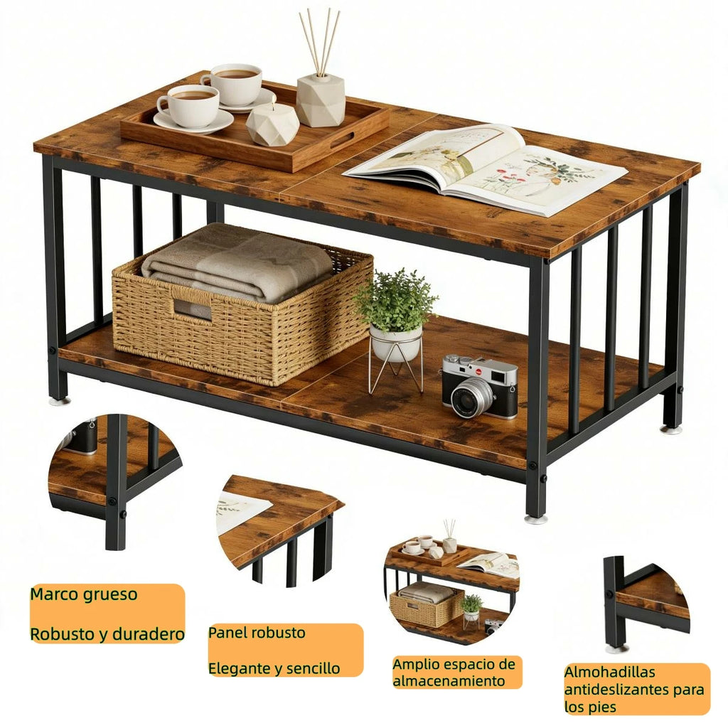 Mesa De Centro Cuadrado Minimalista Moderno Mesas De Centro Cuadrado Minimalista Moderno Auxiliar Mesa De Centro, Mesa Para Sala De Madera Moderno