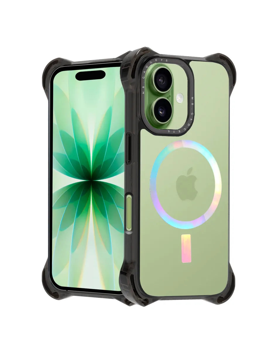Funda ultra bounce resina epoxi MR GADGETS Ultra Bounce Compatible con iPhone 17 resistente protección moda elegante regalo uso rudo