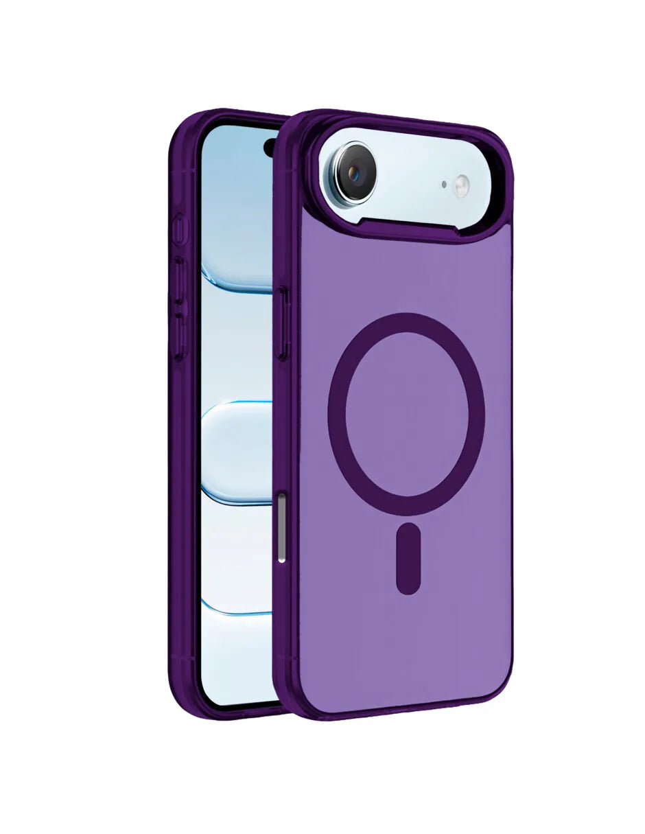 Funda Case Deluxe Uso Rudo Para Iphone Air Magsafe Magnética Premium Color Protección