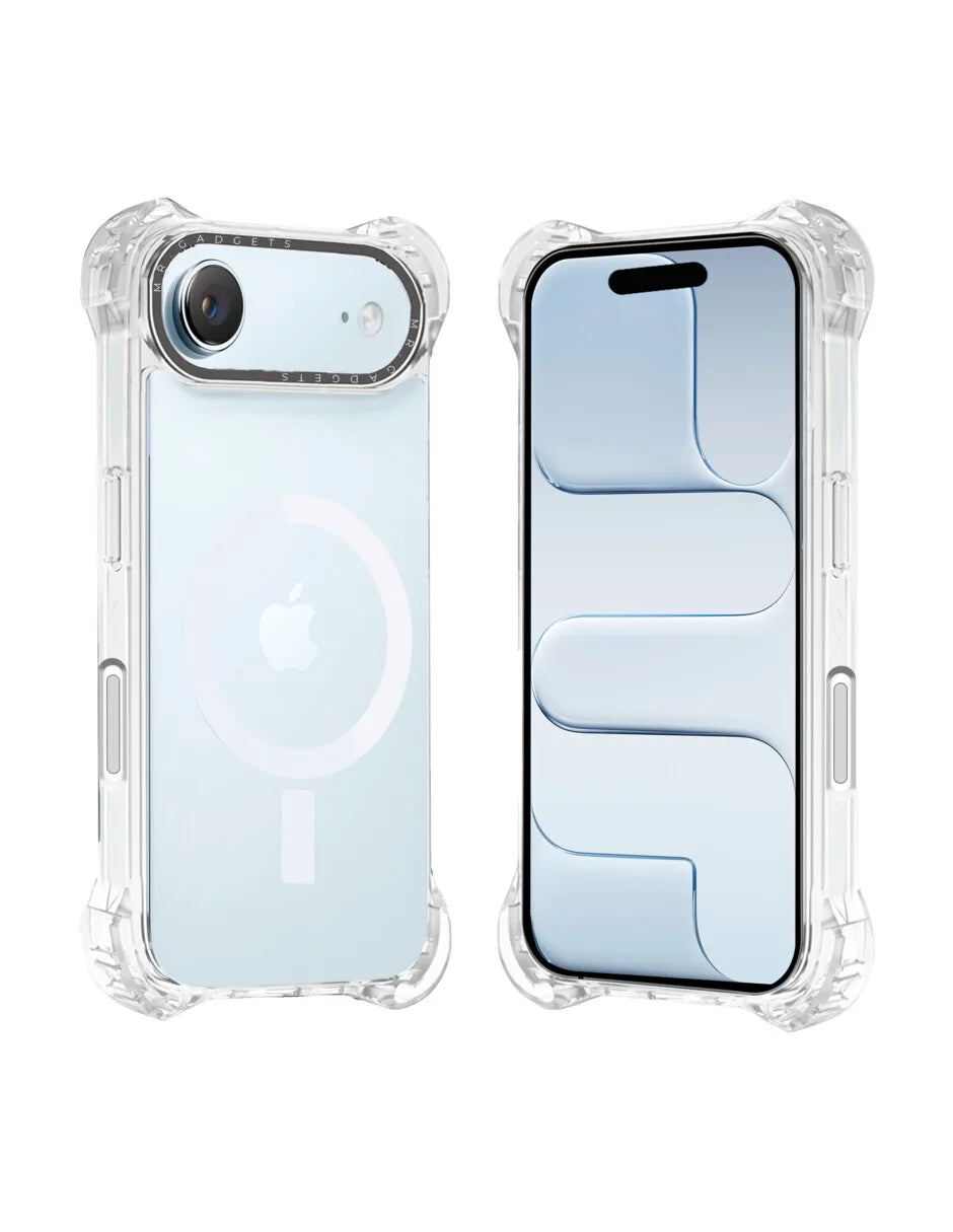 Funda Transparente Ultra Bounce Para Iphone 17 Air Resistente Mr. Gadgets Uso rudo protección color moda