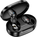 Auriculares deportivos A6S True con cancelación de ruido, reproducción de música estéreo, pantalla LCD inteligente, batería de larga duración, compatibles con todos los smartphones.