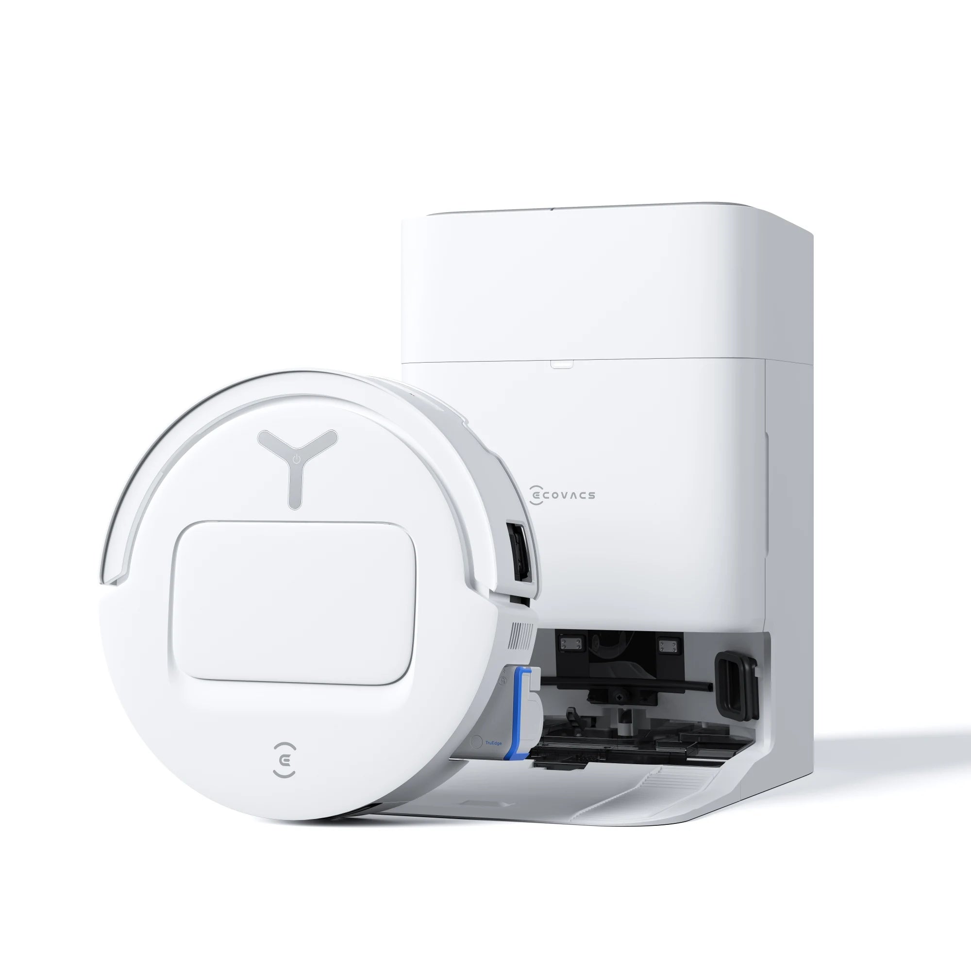ECOVACS DEEBOT T80 OMNI Robot Aspirador y Trapeador con Estación Automática, Lavado con Agua Caliente 75°C, Rodillo 200rpm, Navegación Inteligente, Control por App