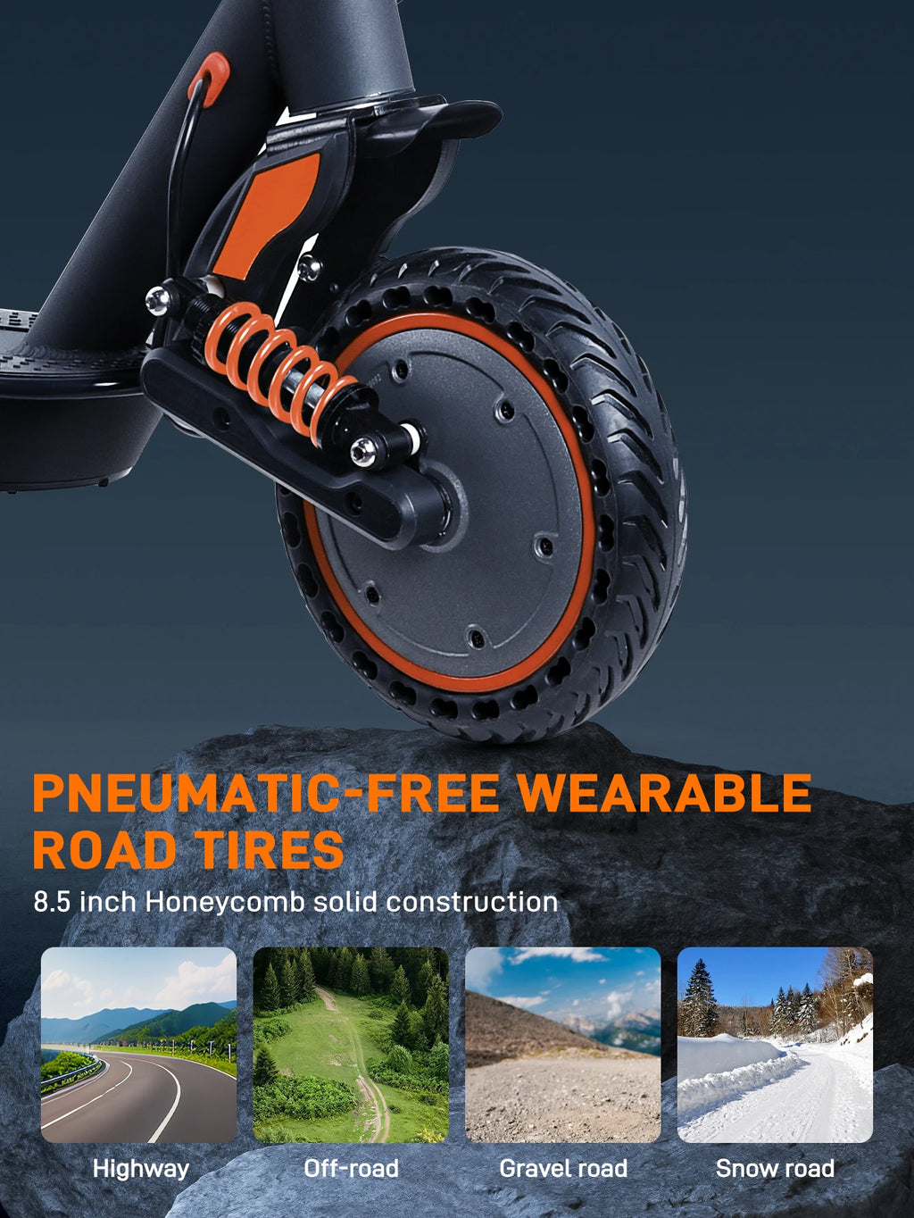 Patinete eléctrico plegable de 10.4AH con aplicación inteligente, hasta 30KM/H, con absorción de impactos, marca Mankeel, para adultos.