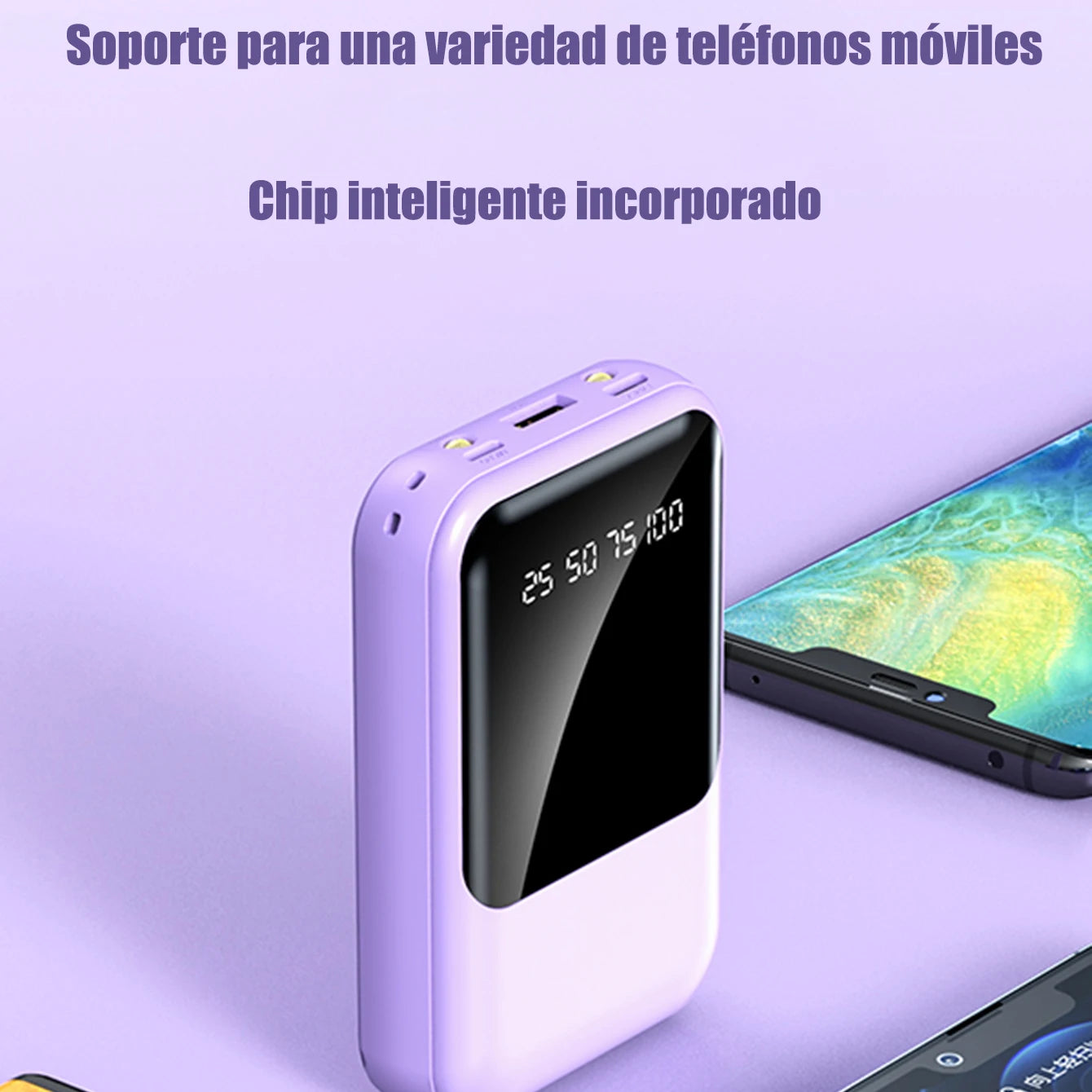 Power Bank Batería Portátil 20000mah YISEN Carga rápida Pantalla LED digital cargador portátil Con Luz LED