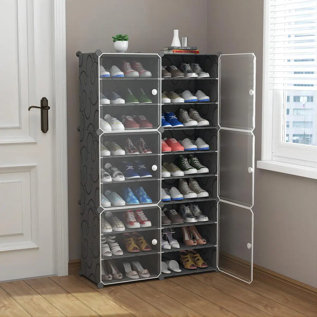 Zapatero Armable Mueble Moderno Cajas Organizadores Estante Económico