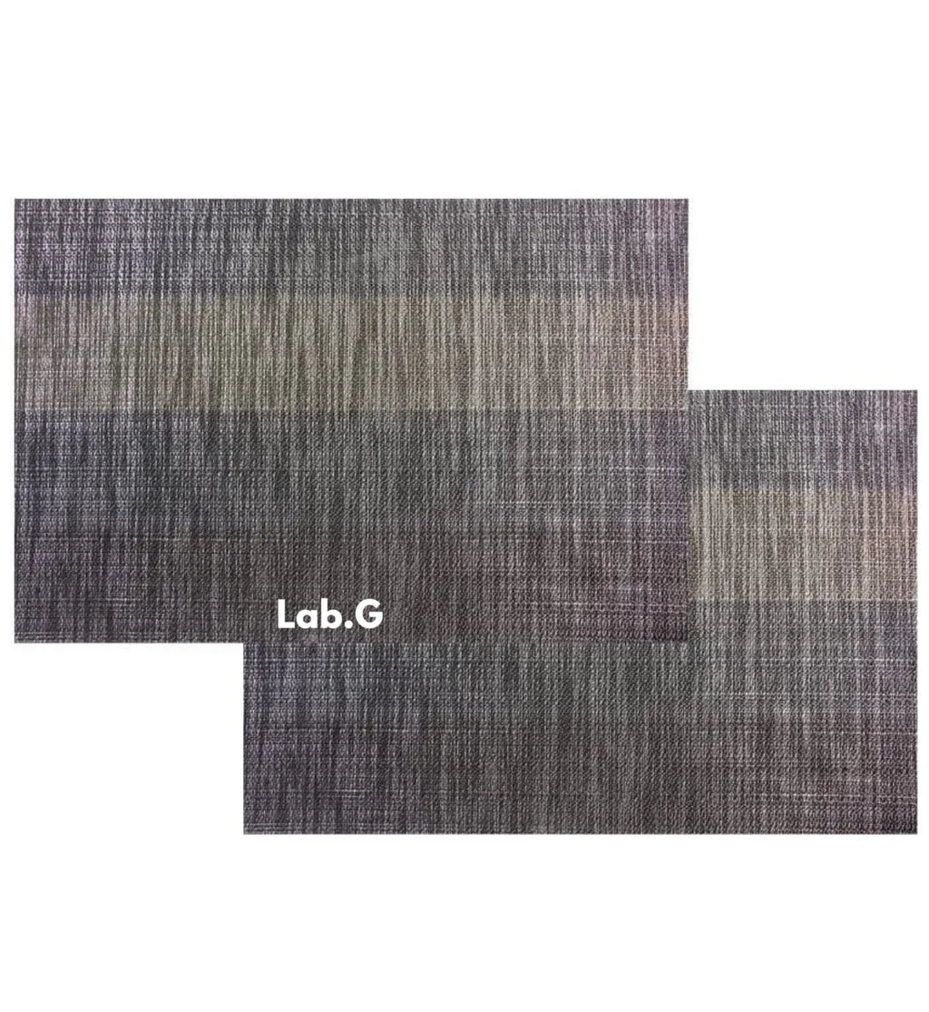 Manteles Individuales Antideslizantes Lab.G Para Restaurante 8 Pcs Negro