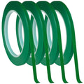 Cinta verde vinil 3mm precisa, MXVTG, Verde, Rollo 66m, 3mm Grosor, Vinil.