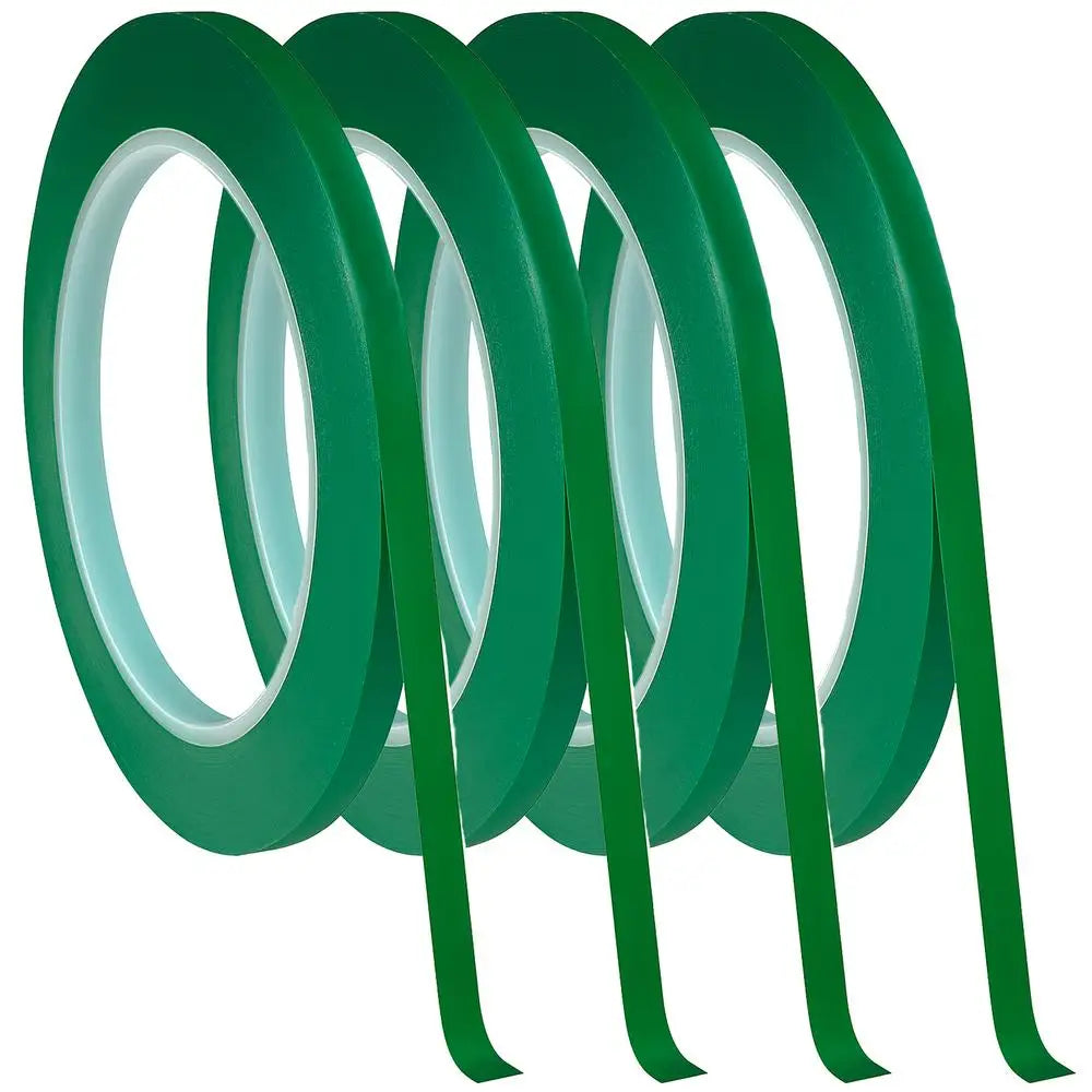 Cinta verde vinil 3mm precisa, MXVTG, Verde, Rollo 66m, 3mm Grosor, Vinil.