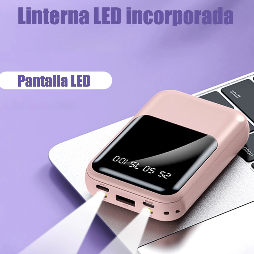 Power Bank Batería Portátil 20000mah YISEN Carga rápida Pantalla LED digital cargador portátil Con Luz LED