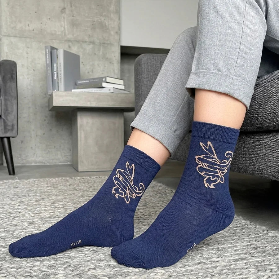 Kit de 5 Pares de Calcetas Urbanas Premium - Diseño Gráfico Streetwear - Unitalla