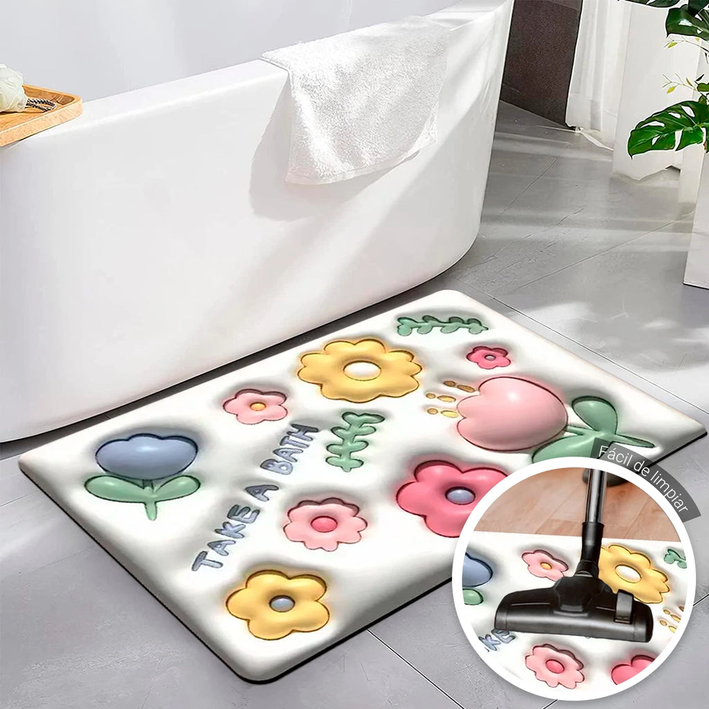 Tapete Baño Shendy Vendy  Suave Alfombra Baño Absorbente Antiderrapante Varios Modelos