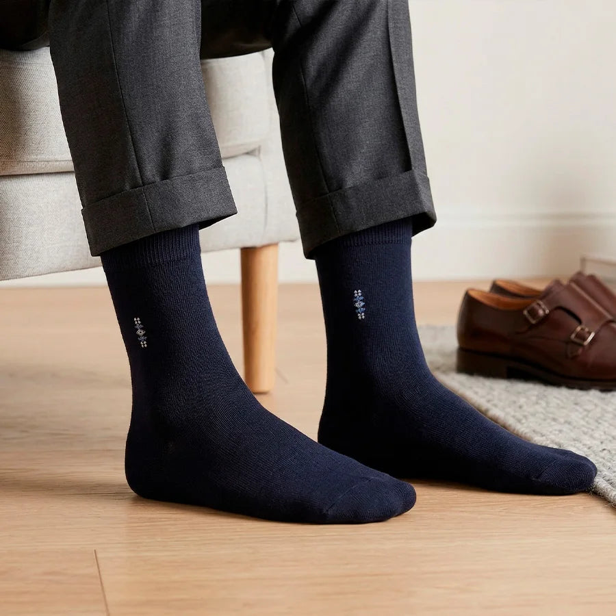 Set de 5 Pares de Calcetines Ejecutivos - Confort y Estilo Clásico