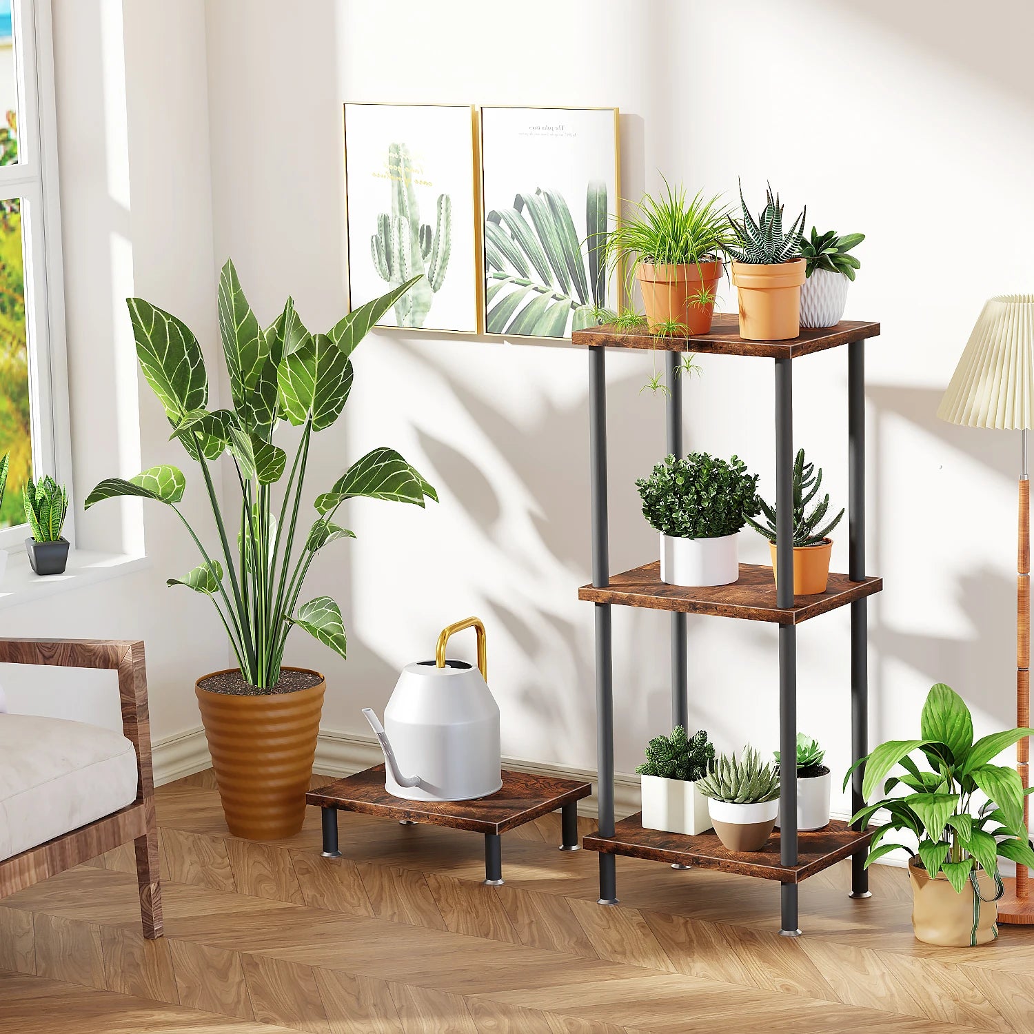 Mesa Auxiliar, Mueble Para Impresora Mesa Lateral Apilable Mesas Para Jardín Mesa De Centro Mesa Auxiliar Apilable Mesa De Noche Buró Para Recámara Mesa Auxiliar