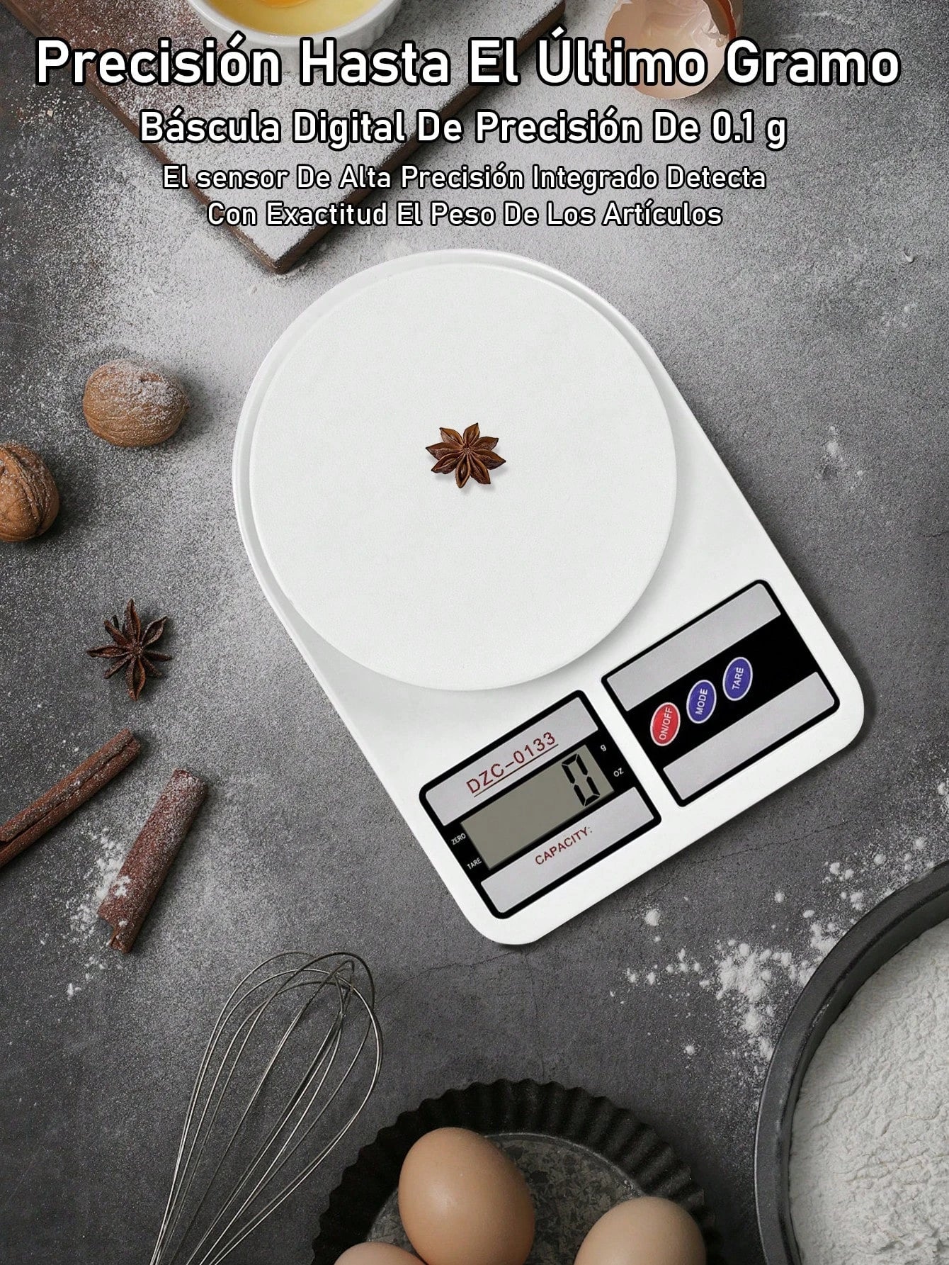 Bascula Cocina Digital De Cocina Bascula Digital Gramera De Cocina Pesa De 1 Gramo A 5 Kilos