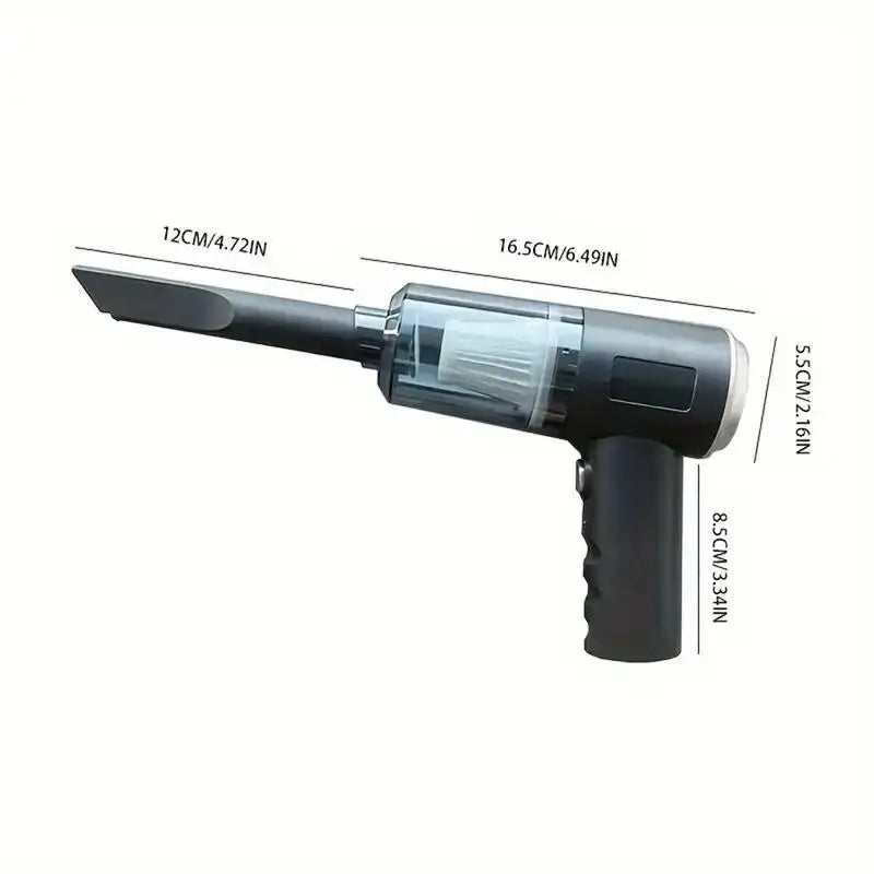 Aspirador de coche inalámbrico de 120W, aspirador portátil de mano inalámbrico para polvo, aspirador de alta potencia para el hogar, la Oficina y el coche