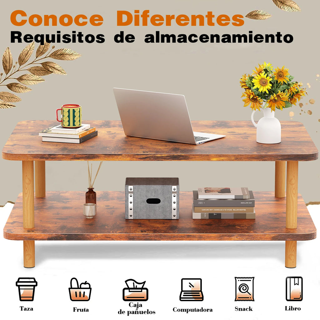 Mesa De Centro Moderna De Madera Mesas Laterales Para Sala Mesa De Centro Mesa Para Sala De Minimalista Y Moderna