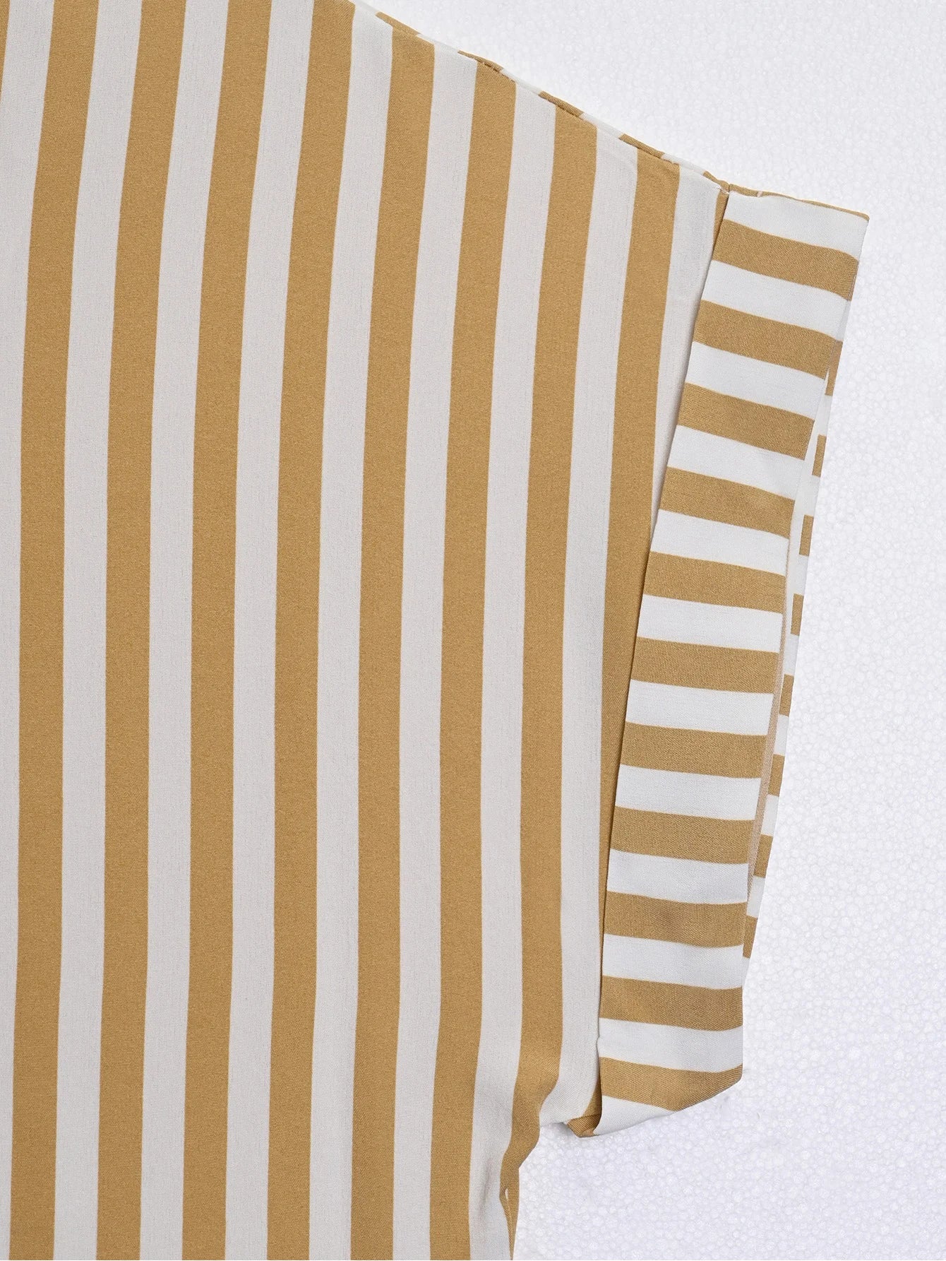 Blusas casuales para dama a rayas de primavera y verano,Tops de cárdigan de manga corta de murciélago de moda