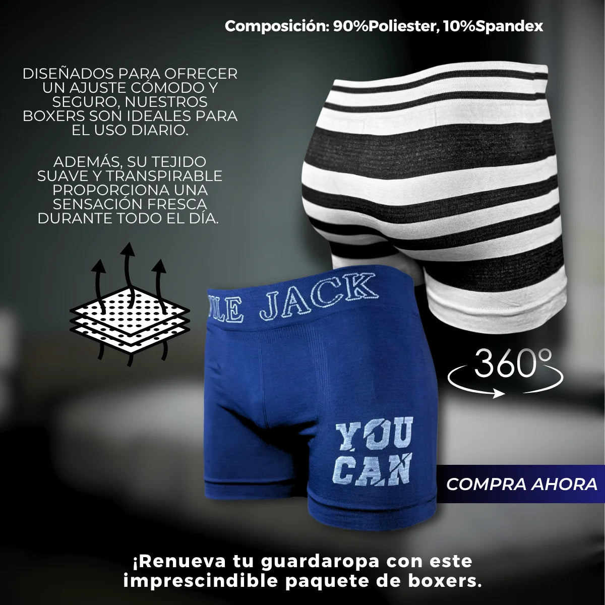 12 Piezas Boxer Caballero Mayoreo Tela Suave Cómodos y Ajustables Económicos Ligeros Diferentes Modelos