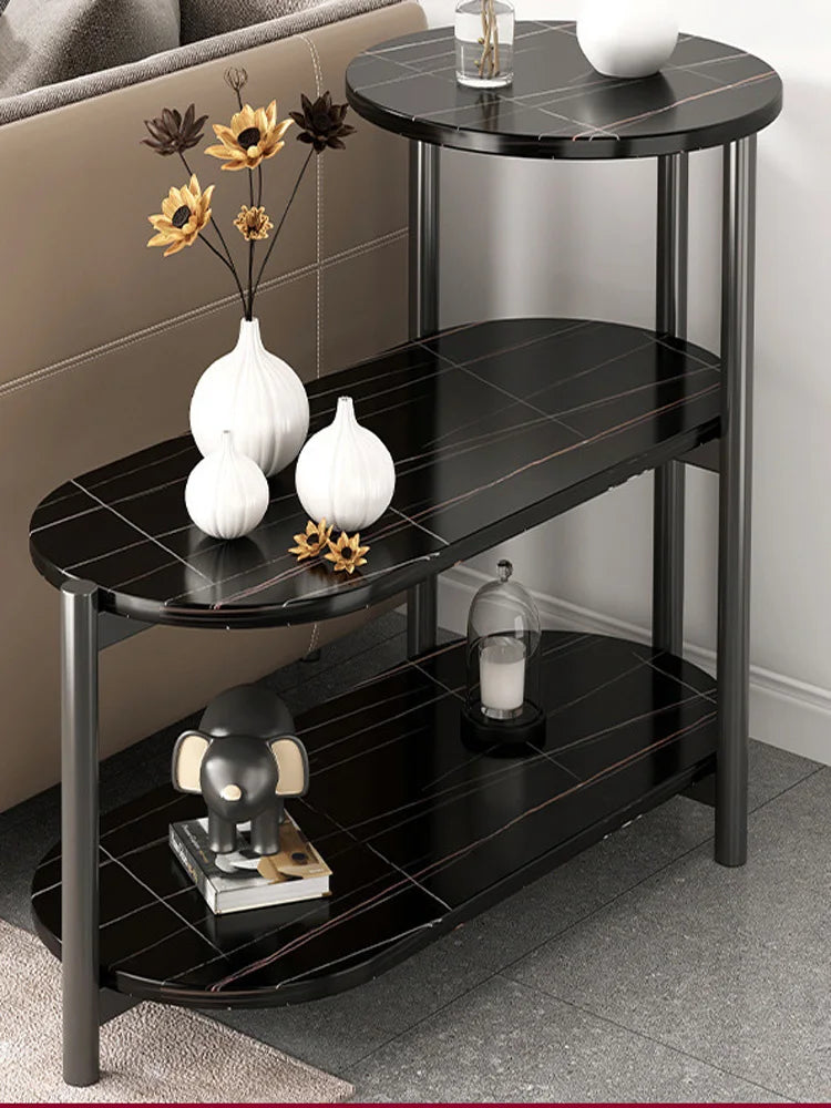 Mesa Minimalista Lateral Moderna Multiusos De 3 Niveles