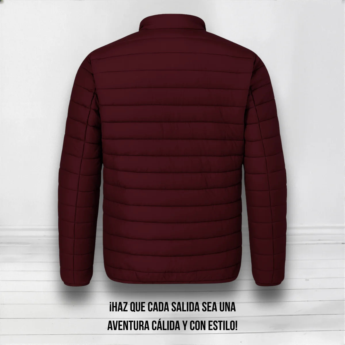Chamarra Acolchada para Caballero, Temporada de lluvia o viento, Moda Casual y con Estilo para Caballero, Térmica y muy Cómoda