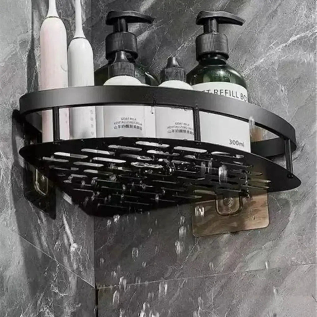 Organizador Estante Esquinero De Baño Mate Sin Taladrar 2 Piezas