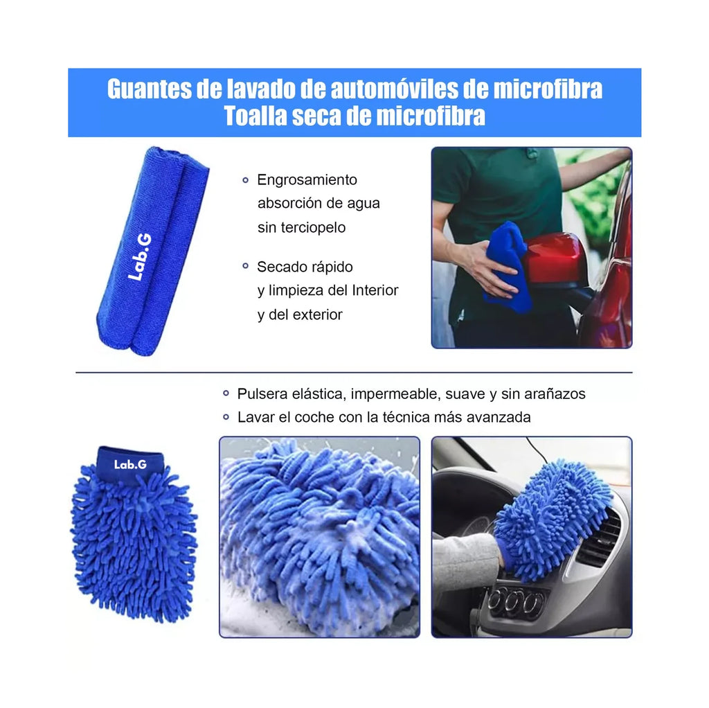 13 Pzs Brochas Para Detallado Automotriz Cepillos Hendiduras Lab.G