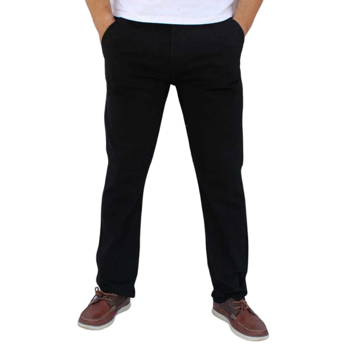 Pantalón Recto de Gabardina Stretch John Silver Jeans