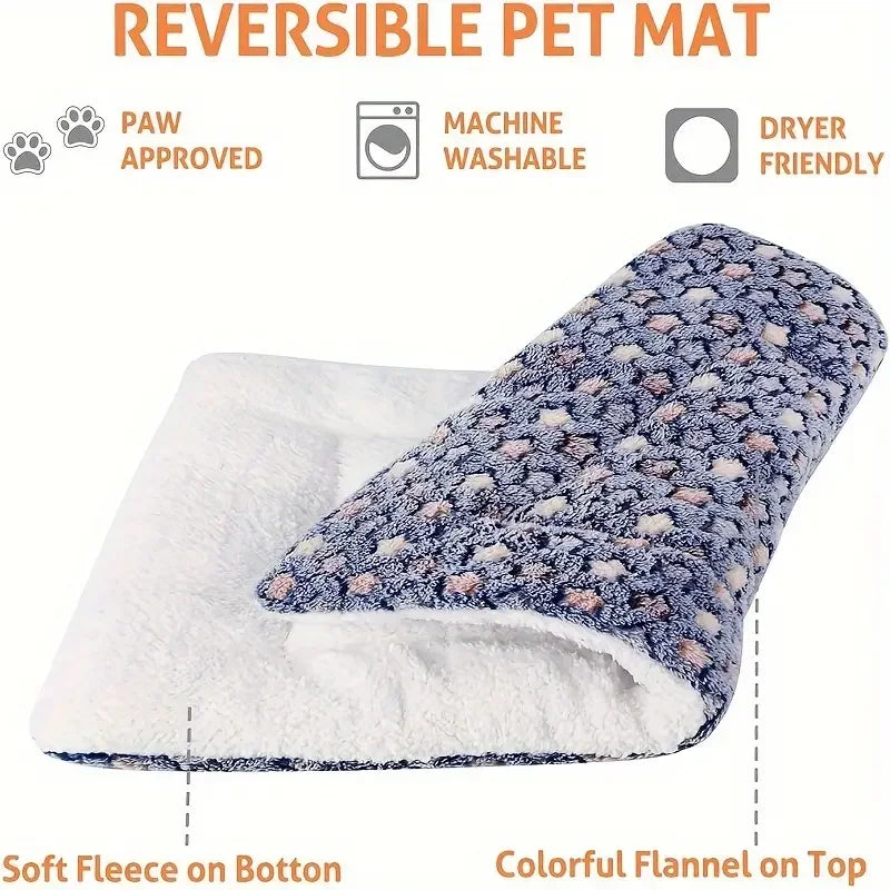 Estera para mascotas, cama para perros y gatos, estera gruesa para dormir, manta para perros, estera para cachorros, gatitos, cama para perros pequeños y grandes, alfombra para mascotas