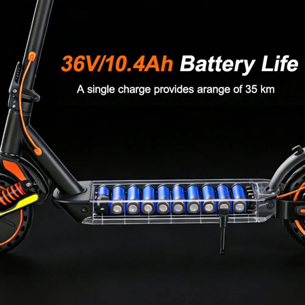 Patinete eléctrico plegable de 10.4AH con aplicación inteligente, hasta 30KM/H, con absorción de impactos, marca Mankeel, para adultos.