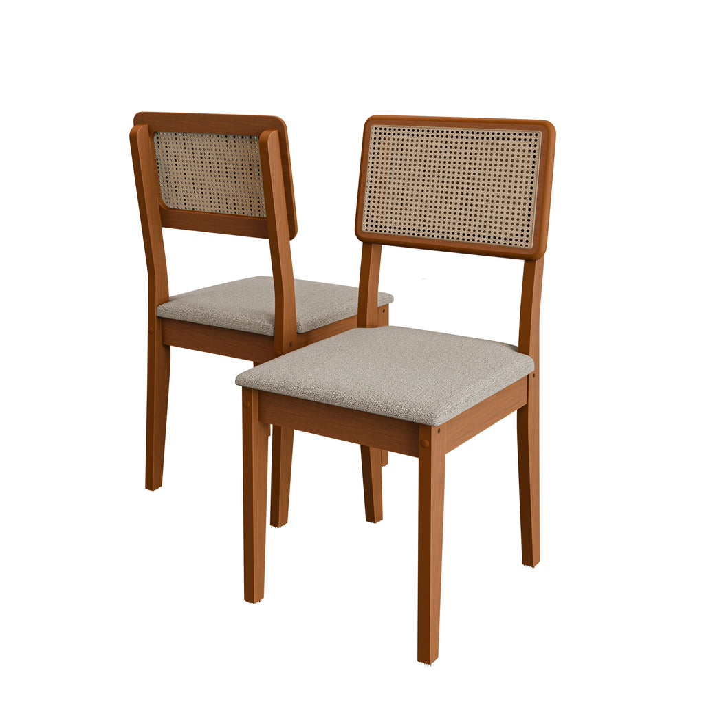 Sillas Paulo Miel 2 Piezas Loomber