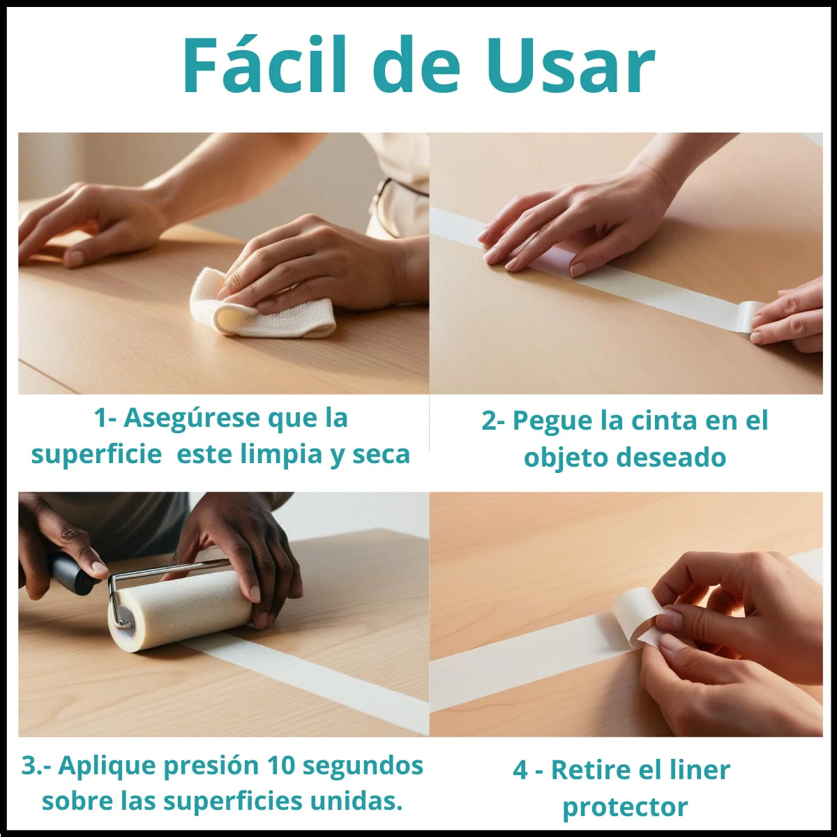 Cinta Adhesiva de Doble Cara PET Transparente de 25 Metros, de 12 mm de ancho, Cinta Adhesiva Poliéster Transparente liner Rojo, reparación pantalla teléfono móvil y manualidades