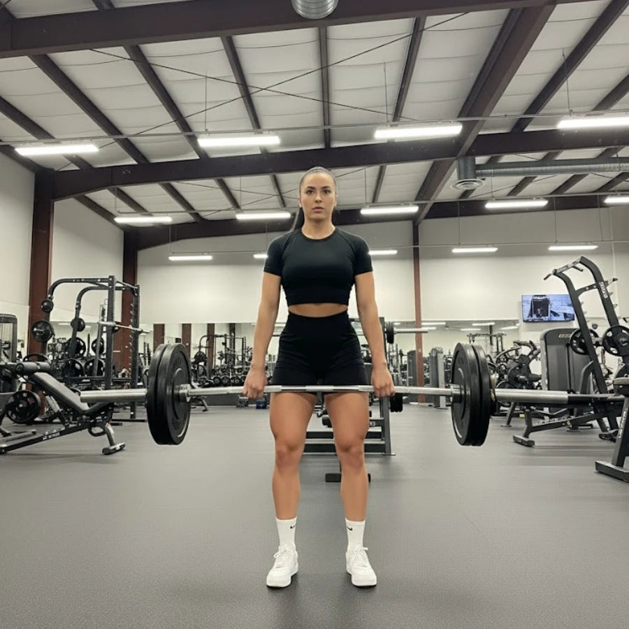 Conjunto Deportivo Seamless (Sin Costuras) de Short y Crop Top - Efecto Push Up Levanta Glúteos