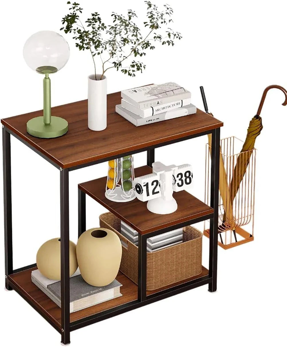 60*30cm Mesa Para Jardín, mesa Auxiliar, Mueble Para Impresora Mesa Auxiliar, Mueble Para Impresora Mesas Laterales Estante Mueble Organizador Con Ruedas Mesa Librero