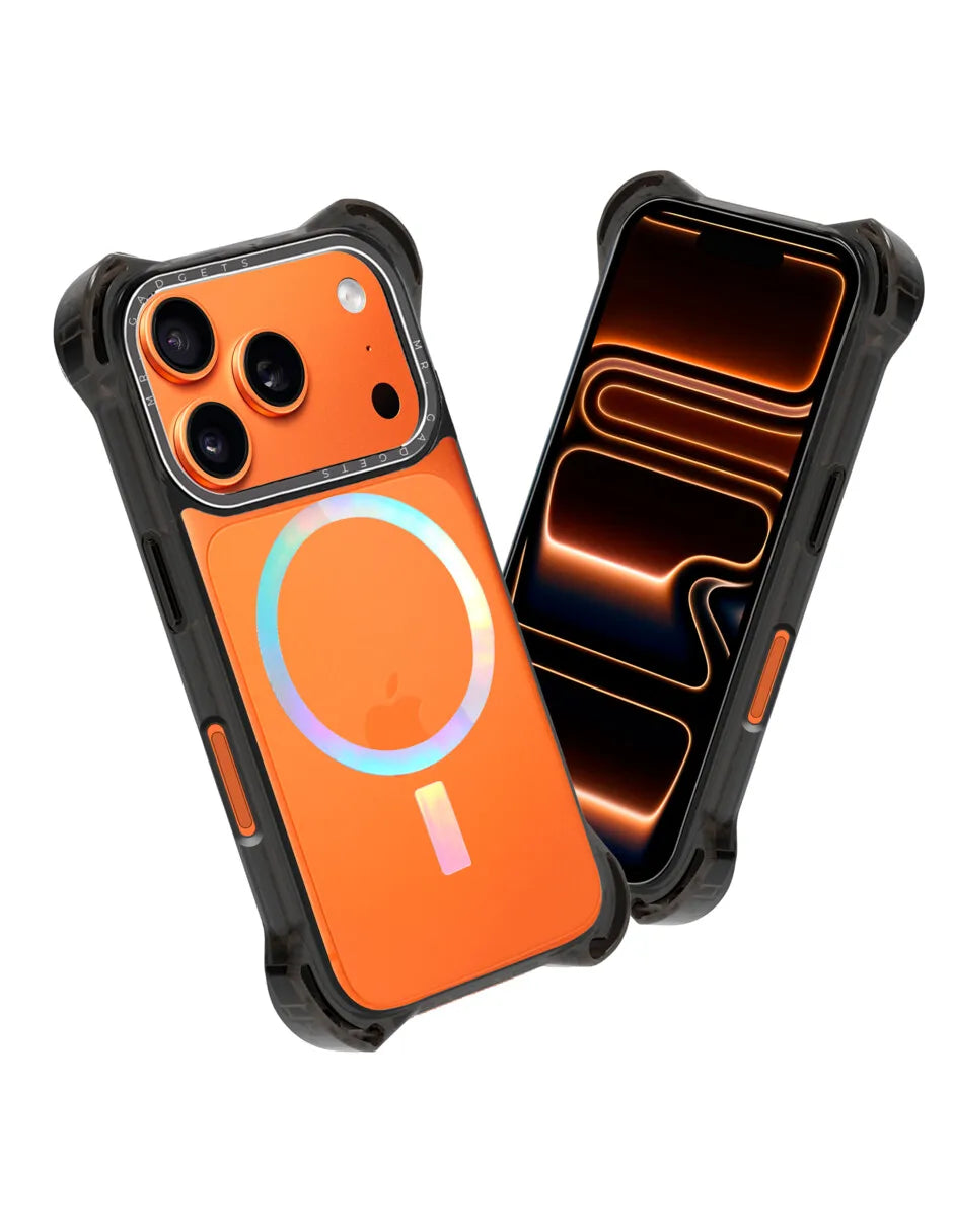 Funda ultra bounce resina epoxi MR GADGETS compatible con iPhone 17 Pro Resistente Moda Colores Uso rudo Protección