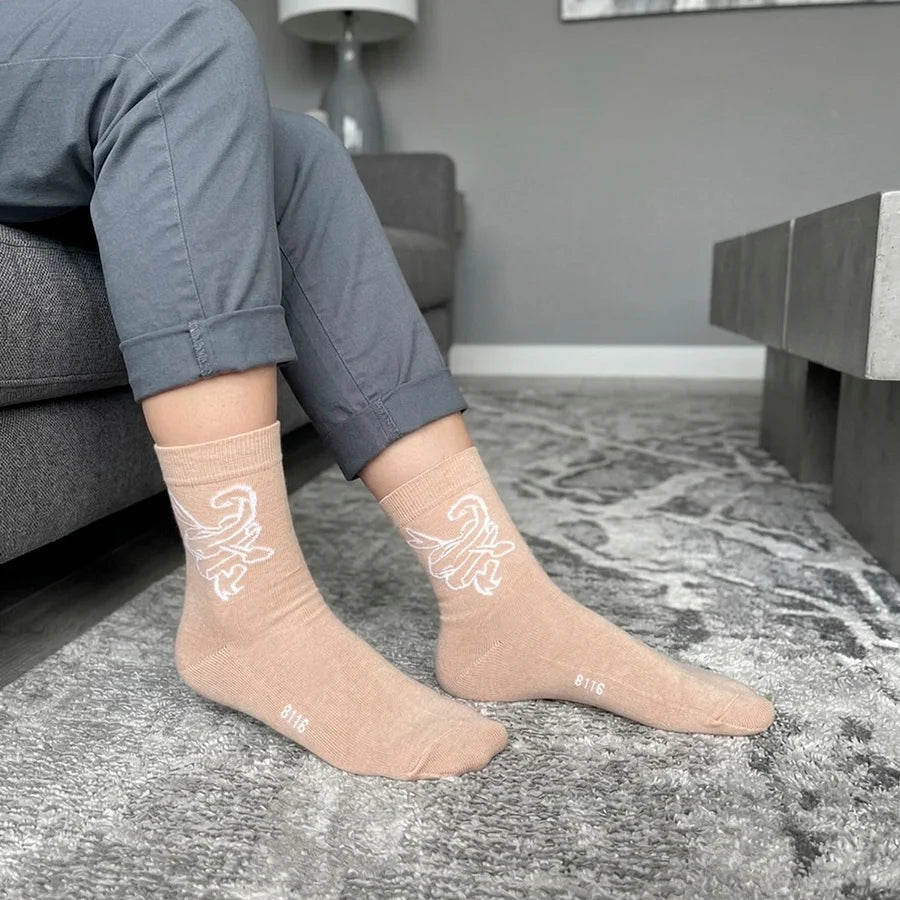 Kit de 5 Pares de Calcetas Urbanas Premium - Diseño Gráfico Streetwear - Unitalla
