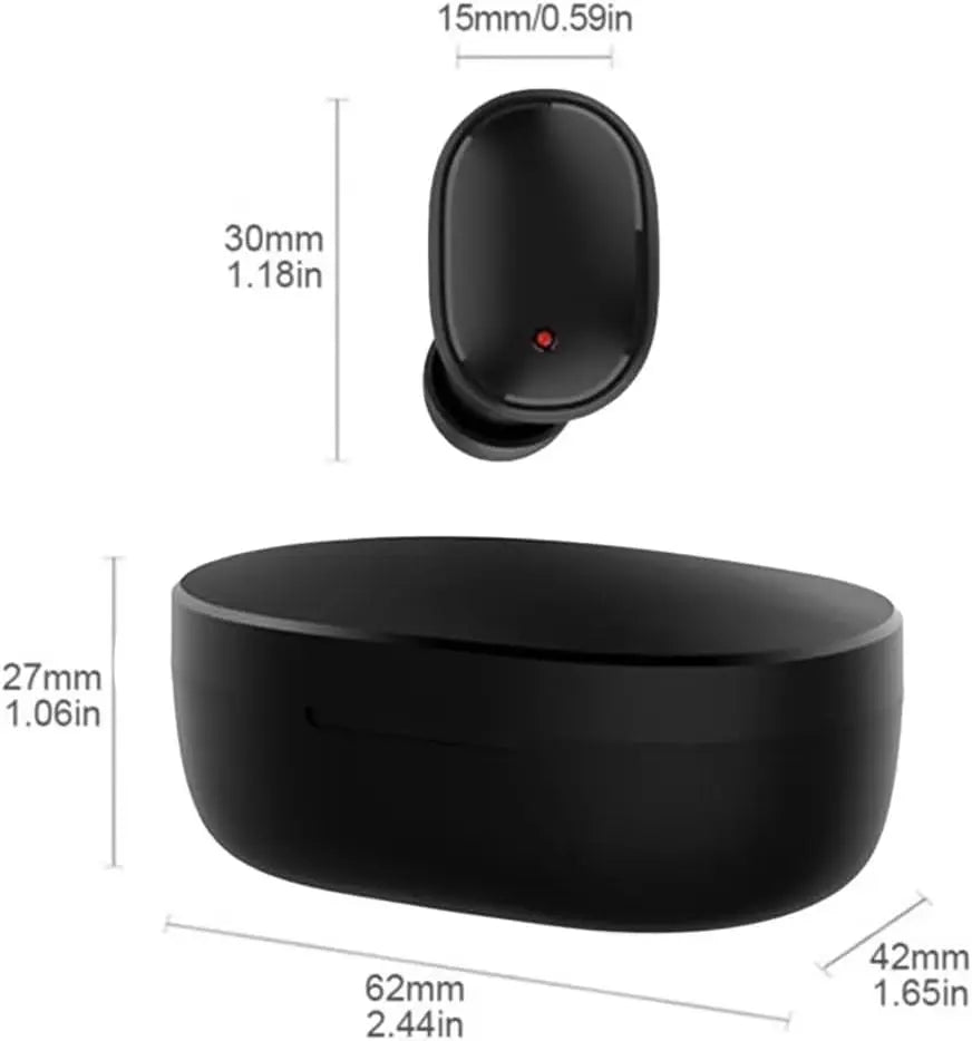 Auriculares deportivos A6S True con cancelación de ruido, reproducción de música estéreo, pantalla LCD inteligente, batería de larga duración, compatibles con todos los smartphones.