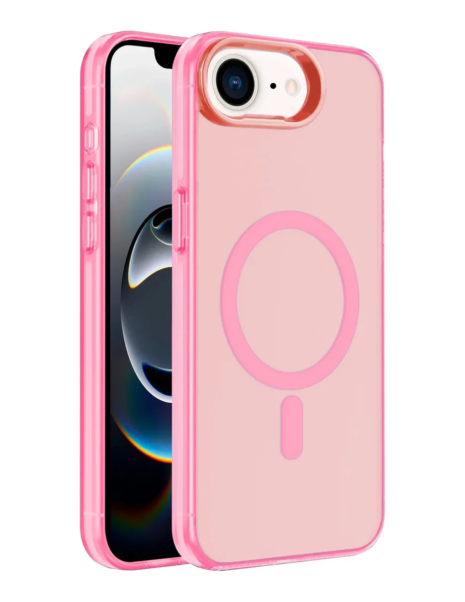 Funda Case Deluxe Para Iphone 16e Compatible Con Magsafe Magnético Protección Colores Premium