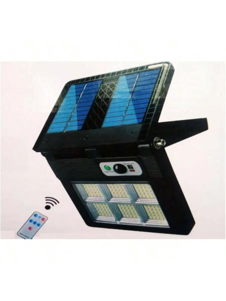 Lámpara solar plegable con sensor nocturno, 6 leds de alta potencia y control / w783-6 ，Luz Reflector LED Solar Recargable con Control Remoto