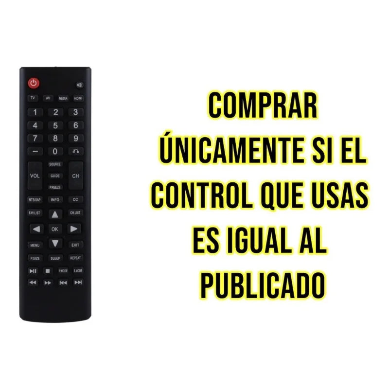 Control Remoto Quaroni Pantalla Lcd Led Directo
