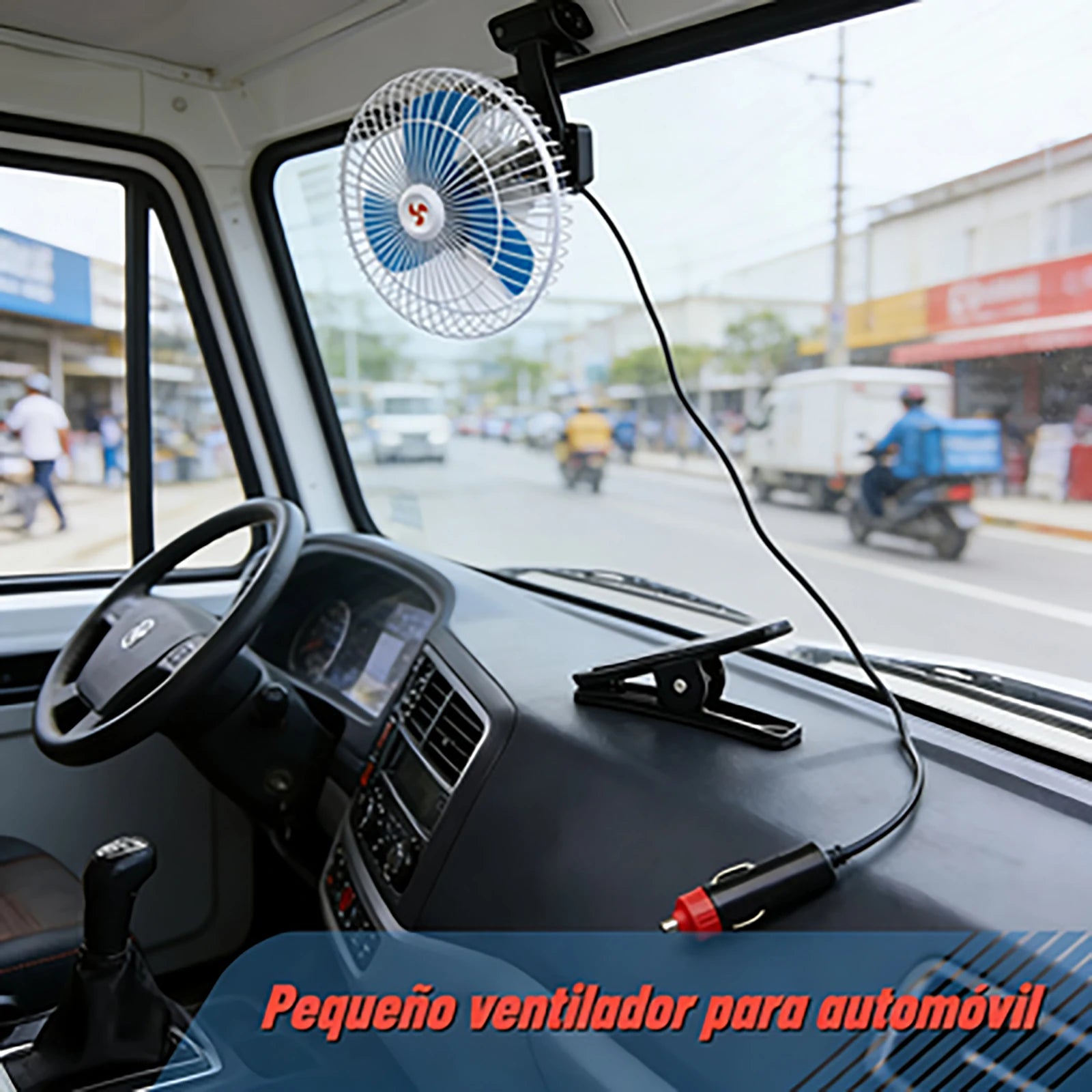 Ventilador de aire para automóviles de verano, bajo ruido, modelo compacto, para coches pequeños y camiones