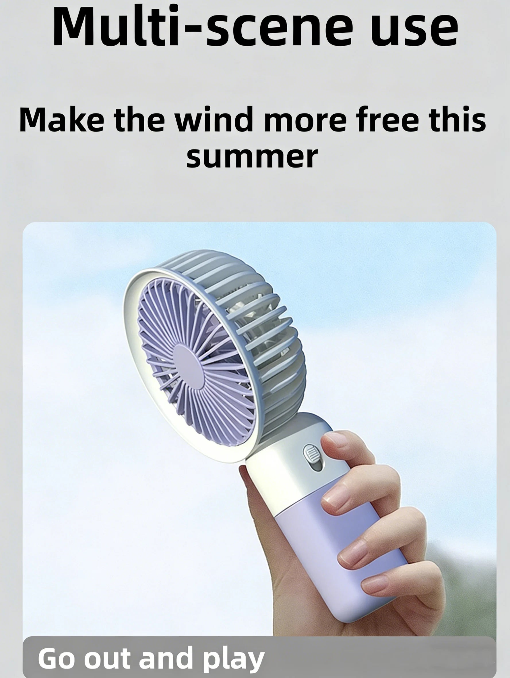 Ventilador mini portátil recargable por USB, ventilador de mano 2 en 1, con soporte para celular, ventilador de escritorio pequeño, funcionamiento silencioso, arga duración de batería, apto para múltiples escenarios.