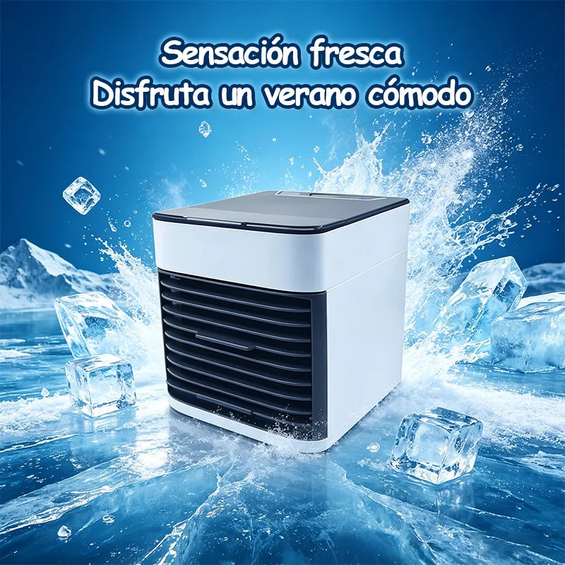 Enfriador de Aire Portátil, Ventilador con Depósito de Agua, para Hogar y Viajes