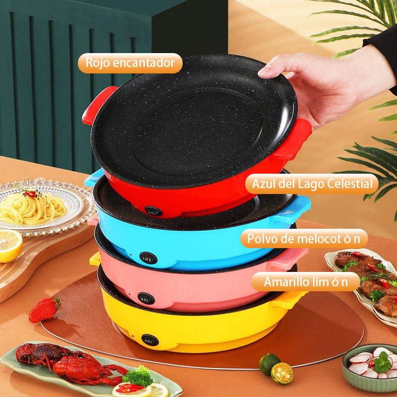 Electric Stainless Steel BBQ Plate Portable Multifunctional Oven for Outdoor Use Durable & Easy-Cleaning