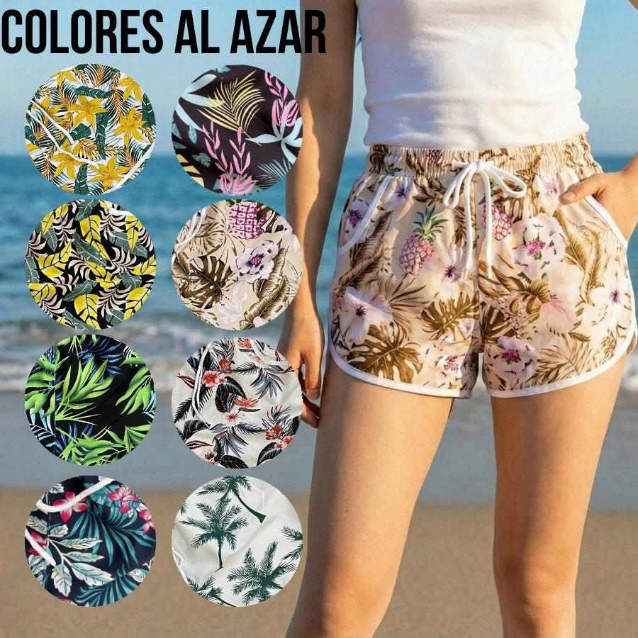 Super Kit de 4 Shorts Playeros para Dama - Pack Surtido Económico