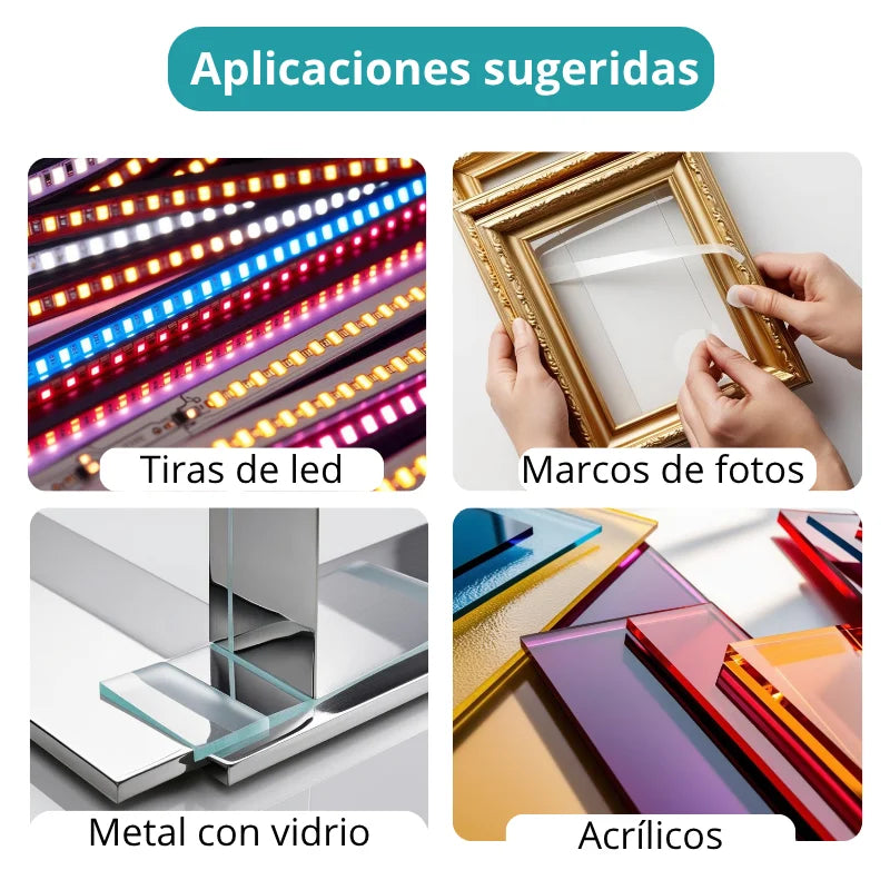 Cinta Adhesiva de Doble Cara PET Transparente de 25 Metros, de 12 mm de ancho, Cinta Adhesiva Poliéster Transparente liner Rojo, reparación pantalla teléfono móvil y manualidades