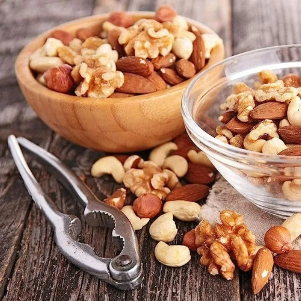 Pinza Quebrador De Nueces Cascanueces Abridor Aleación Zinc Plateada Lab.G
