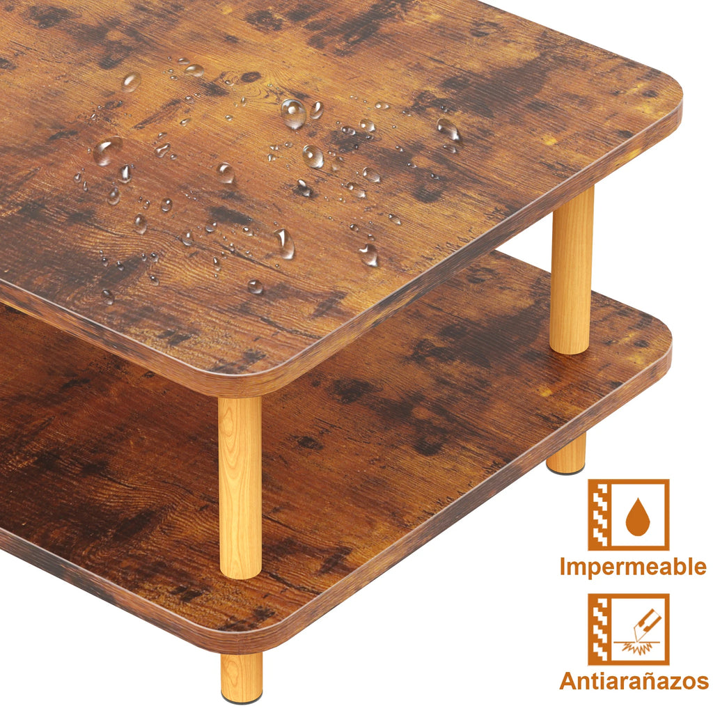 Mesa De Centro Moderna De Madera Mesas Laterales Para Sala Mesa De Centro Mesa Para Sala De Minimalista Y Moderna