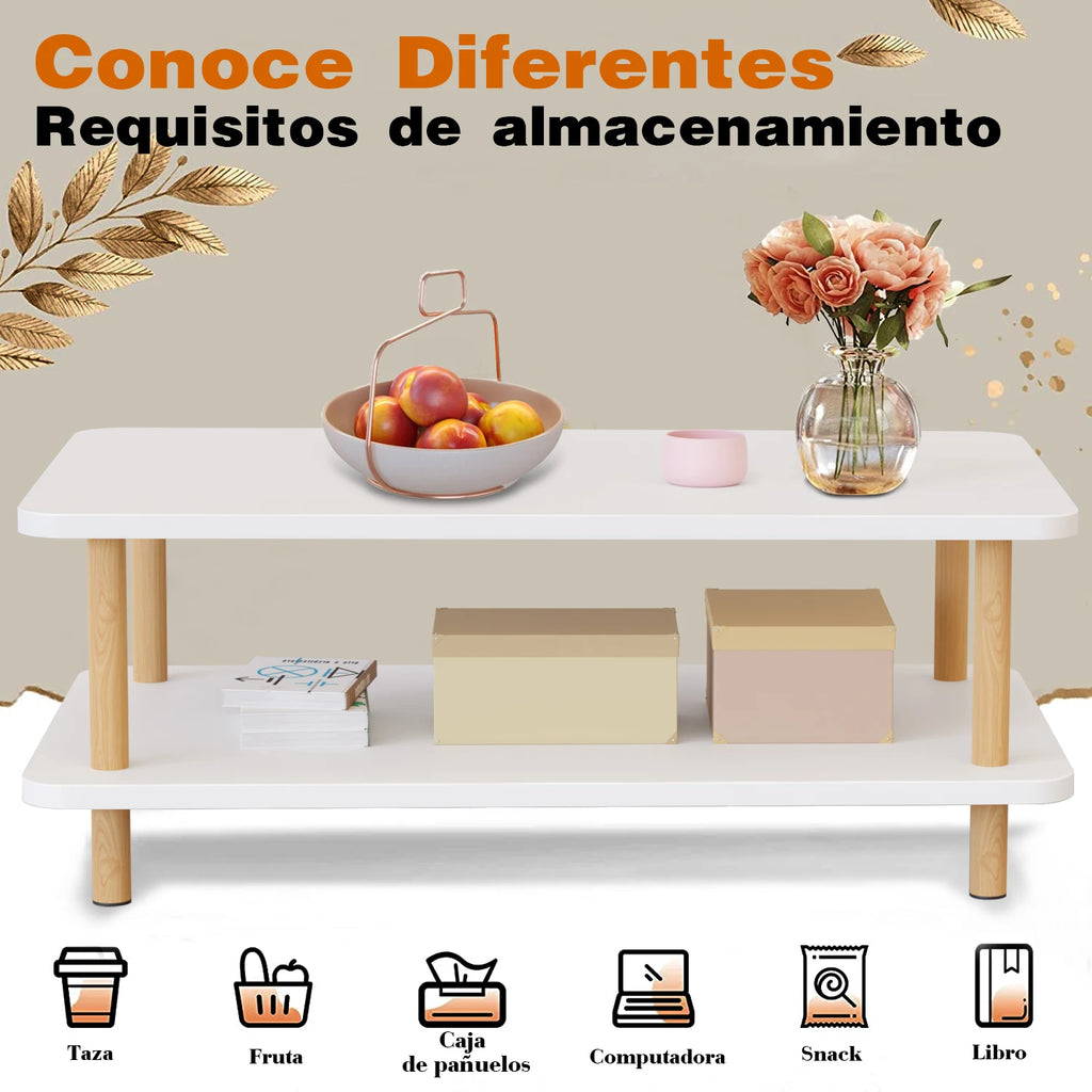 Mesa De Centro Moderna De Madera Mesas Laterales Para Sala Mesa De Centro Mesa Para Sala De Minimalista Y Moderna