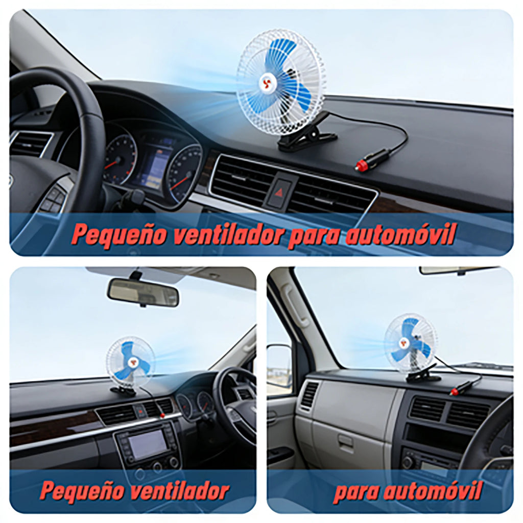 Ventilador de aire para automóviles de verano, bajo ruido, modelo compacto, para coches pequeños y camiones