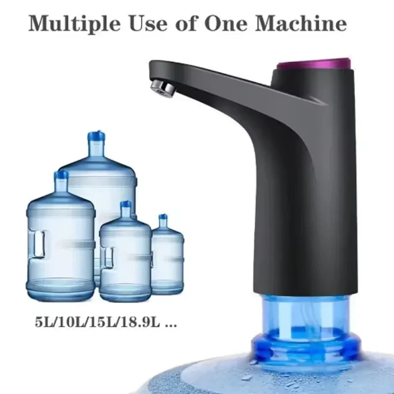 Dispensador de Agua Automático Recargable, Bomba Eléctrica para Garrafas